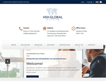 Tablet Screenshot of hsh-global.com